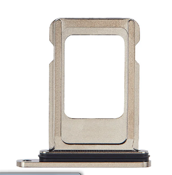 Single SIM Card Tray and Side Button for iPhone 15 Pro / 15 Pro Max-Natural Titanium Single SIM Card Tray and Side Button for iPhone 15 Pro / 15 Pro Max-Natural Titanium